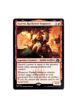 Daretti, Rocketeer Engineer R 0120 REGULAR MTG Aetherdrift DFT EN NM/M - Image 1