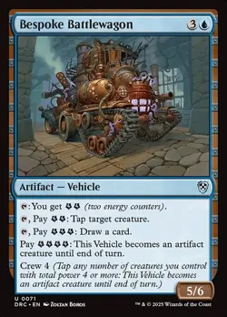 Bespoke Battlewagon Commander: Aetherdrift NM MTG Non-Foil - Image 1
