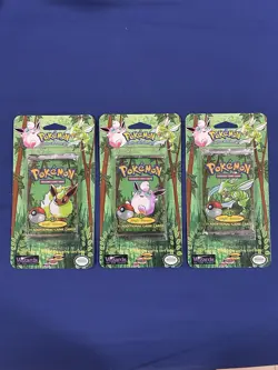 🔥BRAND NEW SEALED ORIGINAL PACKAGING🔥 Pokemon Jungle ART SET BLISTER PACKS - Image 1