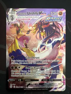 Rapid Strike Urshifu VMAX Pokemon Ultra Rare Brilliant Stars TG21/TG30 Holo NM - Image 1