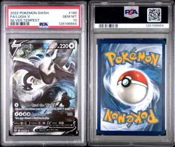 PSA 10 Lugia V 186/195 Alternate Art Silver Tempest POKEMON English Gem - Image 3