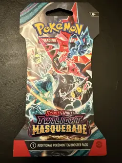 10x Pokemon Scarlet & Violet Twilight Masquerade Sleeved Booster Pack - Image 2