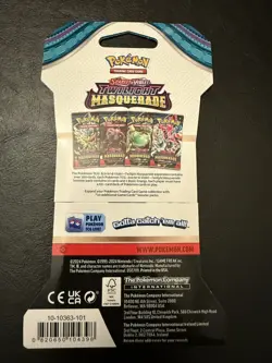 10x Pokemon Scarlet & Violet Twilight Masquerade Sleeved Booster Pack - Image 4