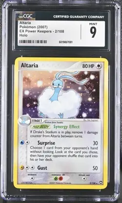🌀 SWIRL 🌀CGC 9 ALTARIA HOLO 2 EX POWERS POKEMON MINT 🌀 SWIRL 🌀 - Image 1
