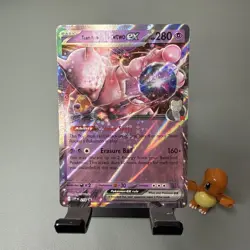 Team Rocket's Mewtwo ex 2025 Pokemon Destined Rivals #216 Black Star Promo Holo - Image 1
