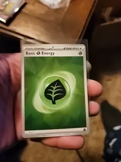 Pokemon TCG Basic Grass Energy SVE 009 Holo Sv: Prismatic Evolutions - Image 1