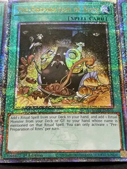3x Pre-Preparation Of Rites | RA01-EN055 | Quarter Century Secret Rare | YuGiOh! - Image 4