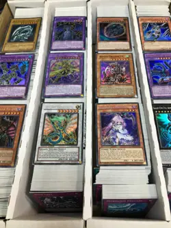 YUGIOH! RARE HOLO CARDS BUNDLE 10 - 100 CARDS! Joblot Bundle Collection - Image 1