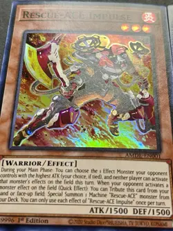 2x Rescue-Ace Impulse | Super Rare | + Rescue-Ace Fire Attacker | Rare | YuGiOh! - Image 2