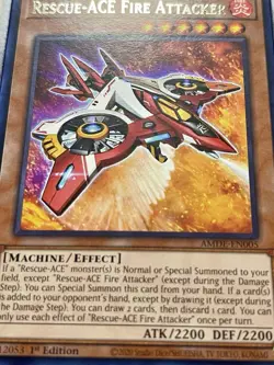 2x Rescue-Ace Impulse | Super Rare | + Rescue-Ace Fire Attacker | Rare | YuGiOh! - Image 4