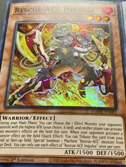 3x Rescue-Ace Impulse | AMDE-EN001 | Super Rares | NM | 1st Edition | YuGiOh! - Image 2