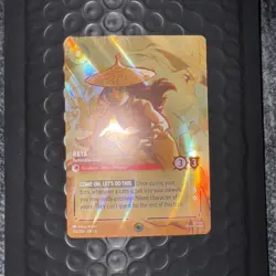 Raya Kumandran Rider Enchanted Card 214/204 Azurite Sea Lorcana NM+ PACK FRESH - Image 1