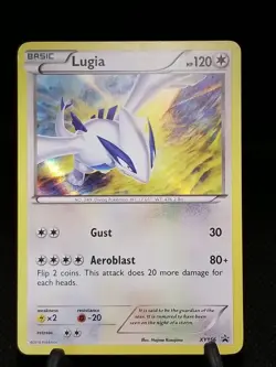 Pokemon Card Lugia XY156 Black Star Promo Holo Near Mint Condition - Image 1