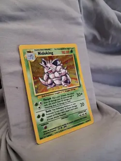 Pokemon 1999 Nidoking #11/102 BaseSet Holo Raw Card - Image 3
