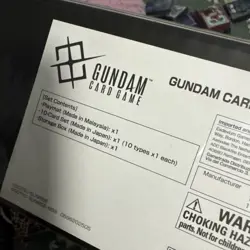 (Sealed)Brand new English Gundam Card Game FIRST COMBAT Accessory and Card Set - Image 2