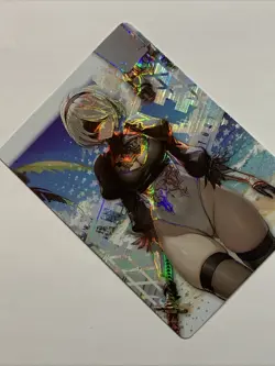 2B Nier Automata Nikke Goddess Of Victory Girl Sexy Card Holo Anime Waifu Art - Image 4