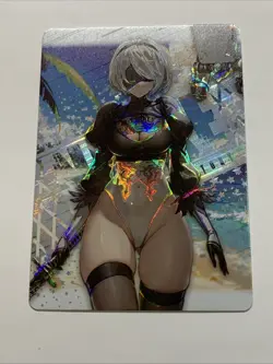 2B Nier Automata Nikke Goddess Of Victory Girl Sexy Card Holo Anime Waifu Art - Image 5