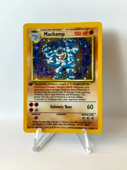 Machamp 8/102 Pokemon Card TCG Exclusives PR 1st Edition Holo MP - Image 1
