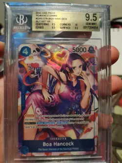 One Piece Trading Card Game - Romance Dawn - Boa Hancock AA SR OP01-078 BGS9.5 - Image 1
