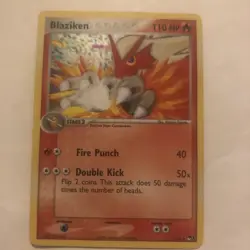 Blaziken 1/17 Pokemon Pop Series 1 2006 Holo Rare Card LP+ - Image 1