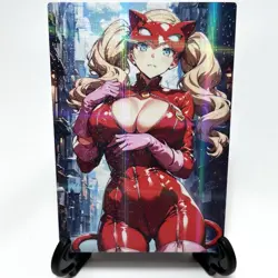 Persona 5 Ann Takamaki Sexy Anime Waifu Girl Doujin Lewd Goddess Story Art Card - Image 2