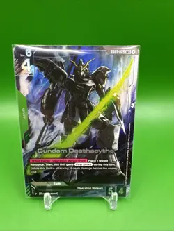 Gundam Card Game- Newtype Rising - Gundam Deathscythe GD01-025 (LR+) NM - Image 1