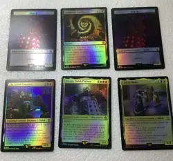 Davros Dalek Creator MTG FOIL Doctor Who Dalek bundle NM Commander collectible - Image 1
