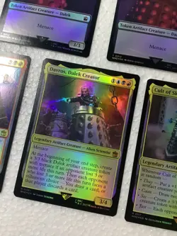 Davros Dalek Creator MTG FOIL Doctor Who Dalek bundle NM Commander collectible - Image 2