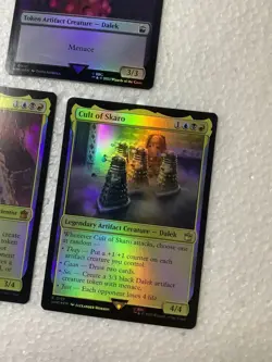 Davros Dalek Creator MTG FOIL Doctor Who Dalek bundle NM Commander collectible - Image 5