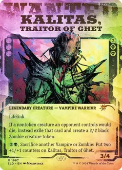 MTG Kalitas, Traitor of Ghet Secret Lair Drop Foil - Image 1