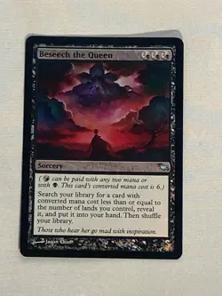MTG FOIL Beseech the Queen Shadowmoor Magic the Gathering - Image 1