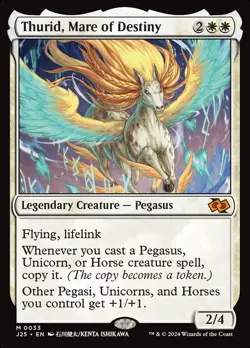 Thurid, Mare of Destiny 0033 Non Foil Mythic Foundations Jumpstart MTG Near Mint - Image 1