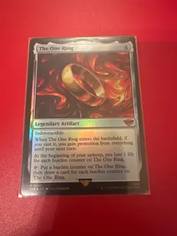 The One Ring Universes Beyond: the Lord of the Rings: Tales of Middle-Earth Foil - Image 1