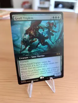 MTG Magic The Gathering Gruff Triplets FOIL Wilds Of Eldraine WOE R 0357 - Image 1