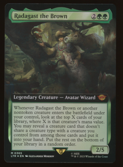 Radagast the Brown - FOIL - Extended Art - MTG Universes Beyond: LOTR - RareCo - Image 1
