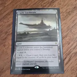 1x Castle Locthwain - Foil Light Play, English Throne of Eldraine MTG Magic - Image 1