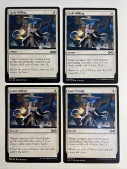 4x Mtg Ultimate Masters Gods Willing NM Magic The Gathering - Image 1
