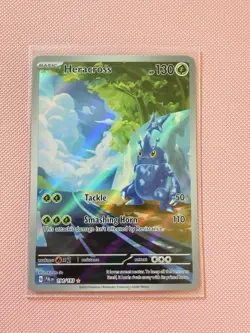 Pokemon Heracross TCG Card Basic 130 HP Collectible Trading Card - Image 1