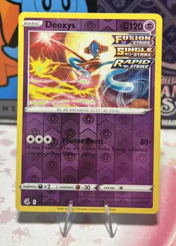 x1 Deoxys - 120/264 - Holo Rare - Reverse Holo Pokemon SS08 Fusion Strike M/NM - Image 1