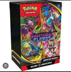 Pokemon Mega Evolution-Phantasmal Flames Booster Bundle (6 Packs) presale 14/11 - Image 1