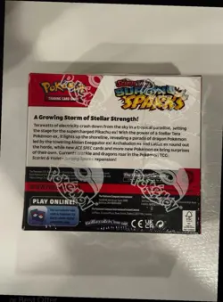 Pokemon TCG Scarlet Violet Surging Sparks Booster Box Factory Sealed SV08 - Image 3