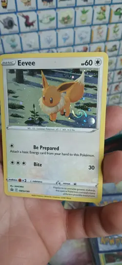 Eevee SWSH190 - Black Star Promo - Galaxy Holo*Fart* Swirl 🌀 - NM - Pokemon TCG - Image 3