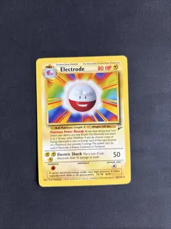 Pokemon TCG Electrode 25/130 Base Set 2 Unlimited Rare Non Holo WOTC - NM/LP - Image 1