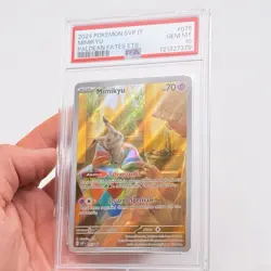 CARTA POKEMON MIMIKYU 075 PROMO ETB (2024) DESTINO DI PALDEA - ITA - PSA 10 !! - Image 3