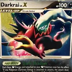 Darkrai LV.X DP19 Diamond and Pearl Black Star Promo Holo Pokemon TCG MP - Image 5