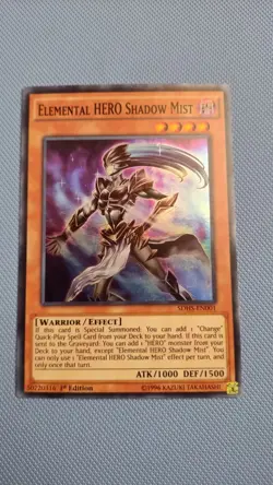 Elemental HERO Shadow Mist Super Rare Structure Deck: HERO Strike SDHS-EN001 LP - Image 1