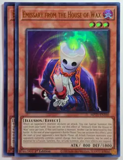 Yugioh x2 Emissary from the House of Wax Mp25-EN160 Ultra Rare 1st Edition - Image 1