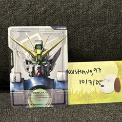 Gundam Card Game Singles R-004: Resource (Wing Gundam) C New Type Rising - Image 3