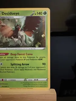 DECIDUEYE - 13/189 Darkness Ablaze - NM - Rare Holo - Pokemon TCG Card - Image 3