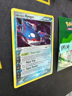 Pokemon Card Team Aqua's Kyogre EX Team Magma Vs Team Aqua Holo 3/95 242 💎NM💎 - Image 3